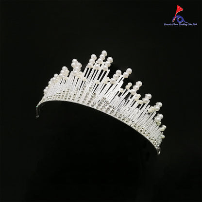 FBA030 CRYSTAL TIARA CROWN - Freesia