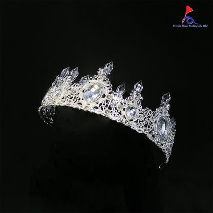 FBA030 CRYSTAL TIARA CROWN - Freesia