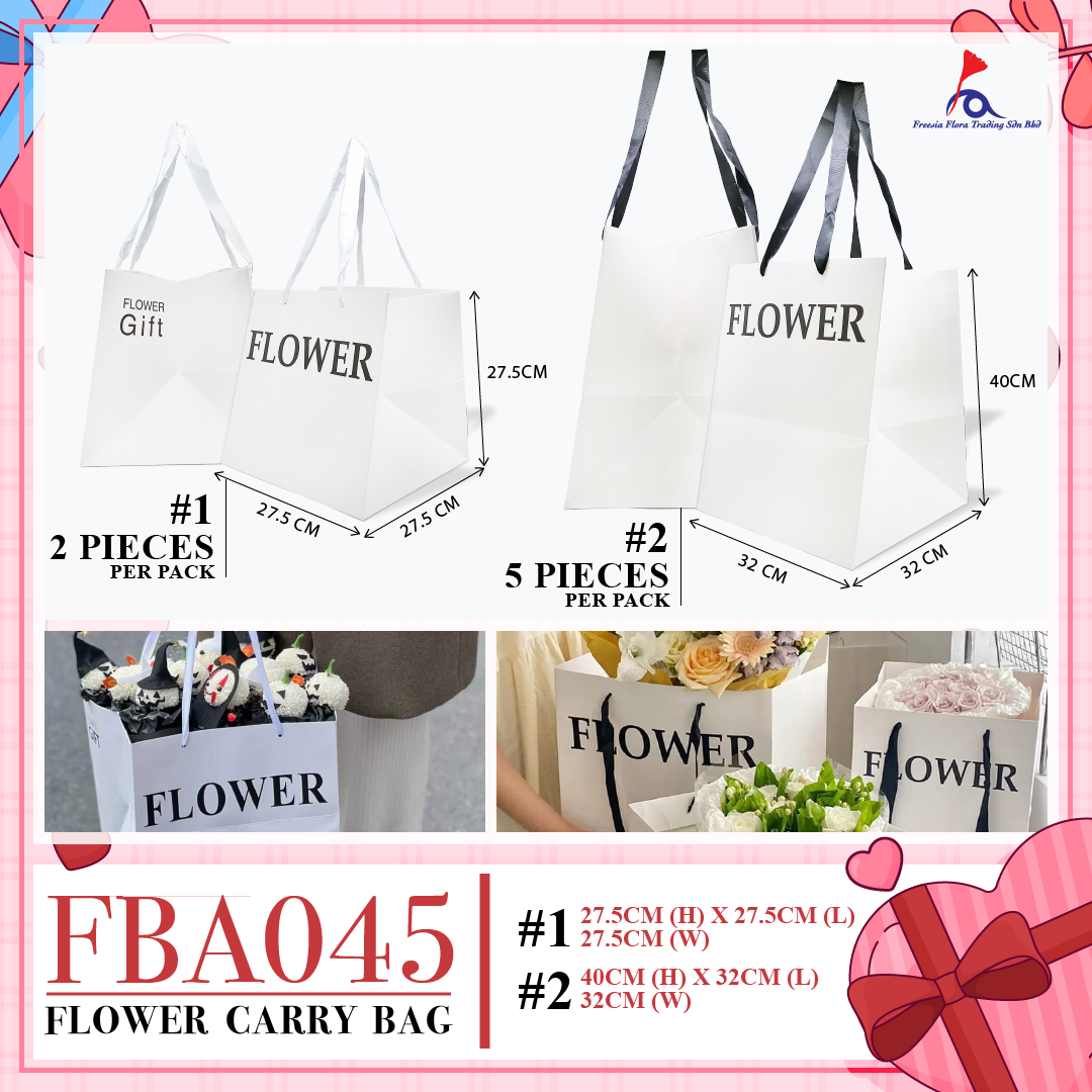FBA045 FLOWER CARRY BAG - Freesia
