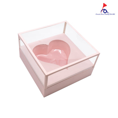 FBB082 ACRYLIC LOVE BOX - Freesia