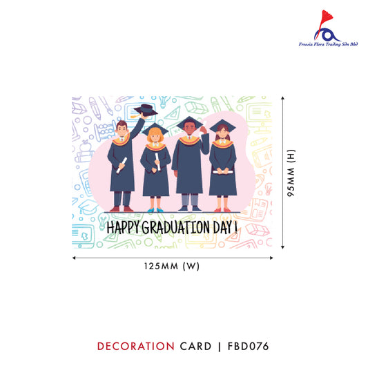FBD ( Small ) - FBD076 Happy Graduation Day! - Freesia