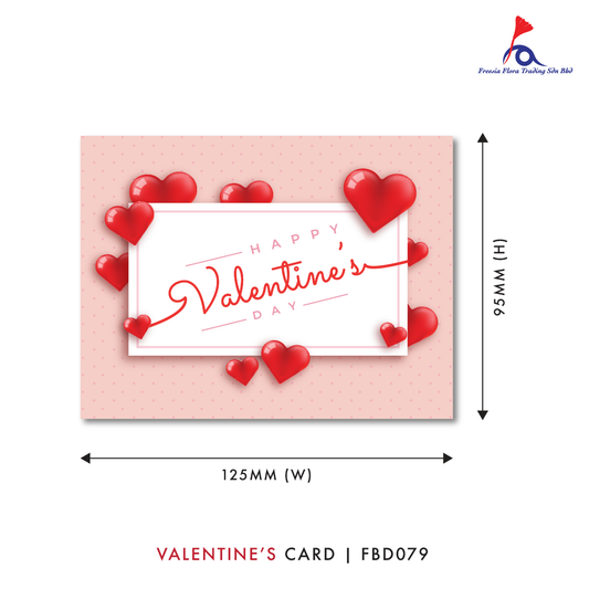 FBD ( Small ) - FBD079 Happy Valentine's Day - Freesia