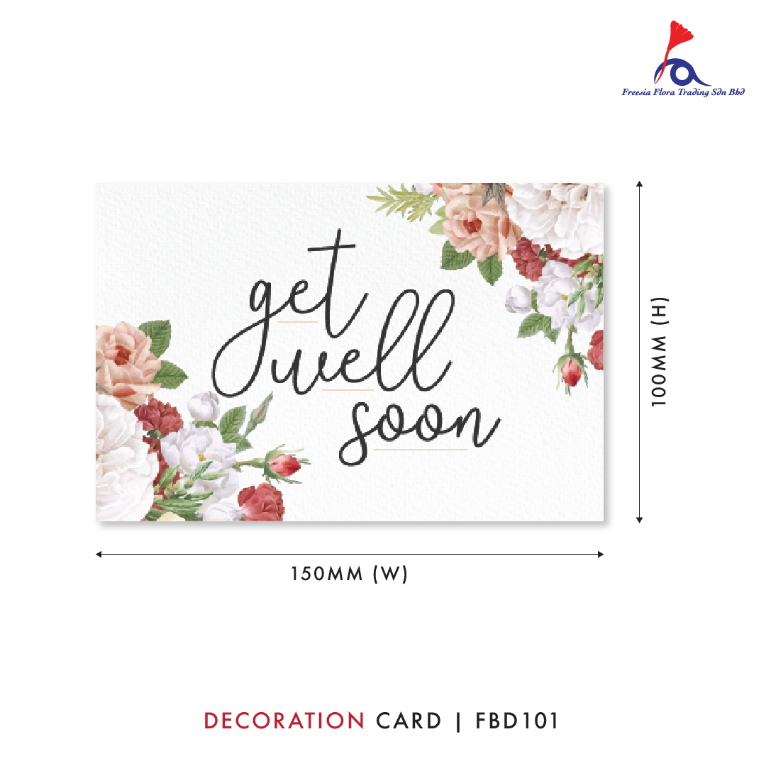 FBD ( Small ) - FBD101 Get Well Soon - Freesia