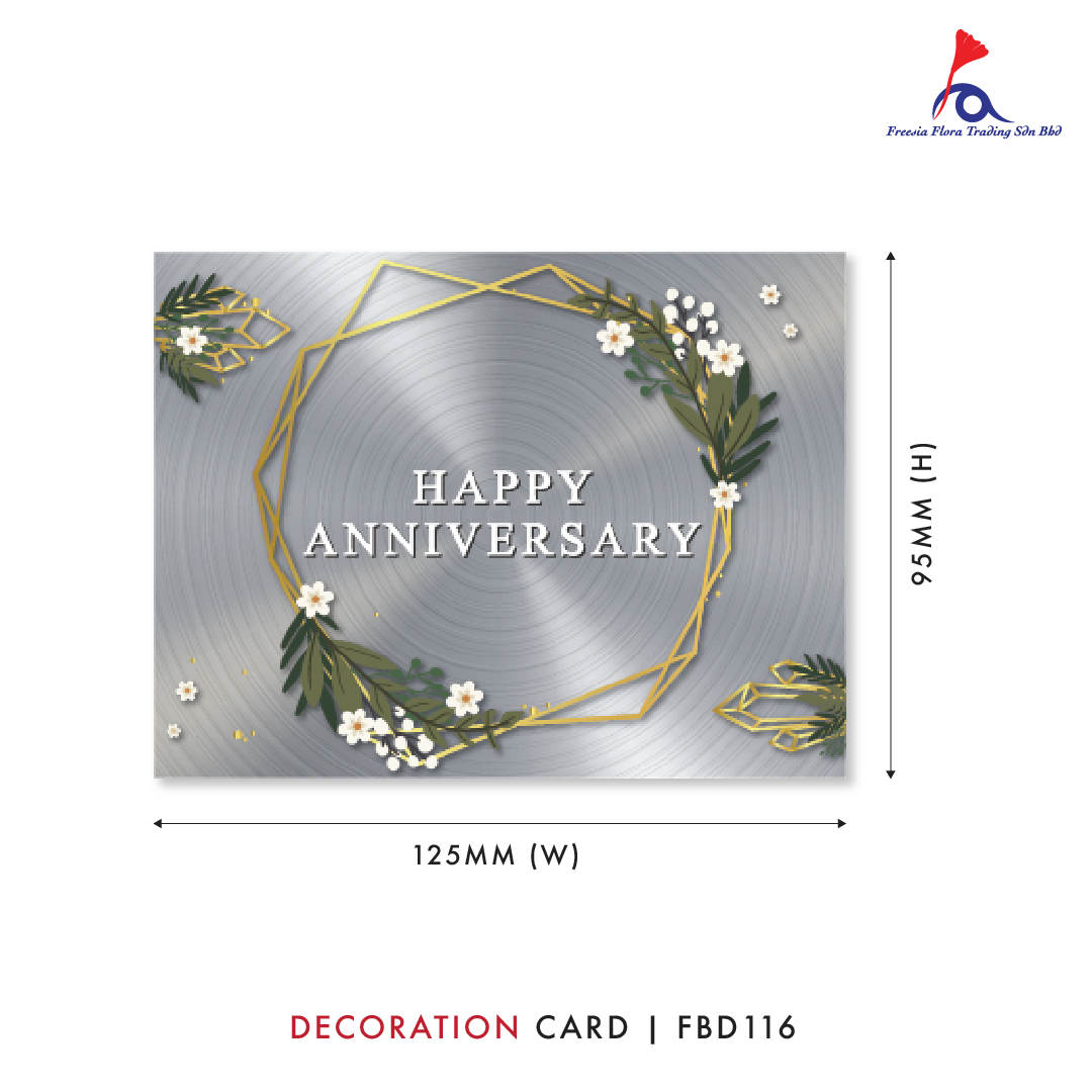 FBD ( Small ) - FBD116 Happy Anniversary - Freesia