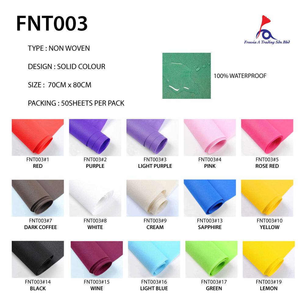 FNT003 NON WOVEN - Freesia