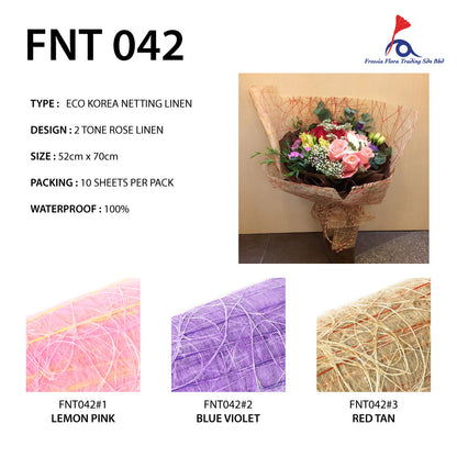 FNT042 2TONE ROSE LINEN - Freesia