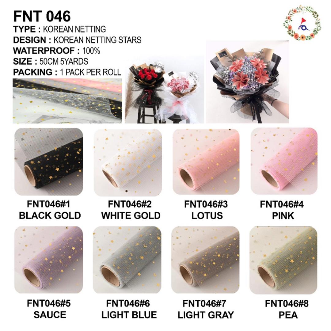FNT046 STAR & MOON NETTING - Freesia