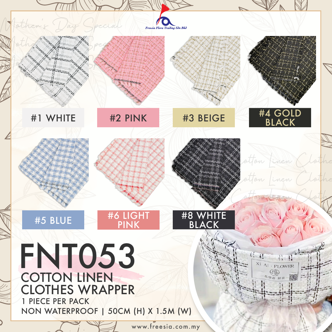FNT053 CLOTH WRAPPER G1 - Freesia