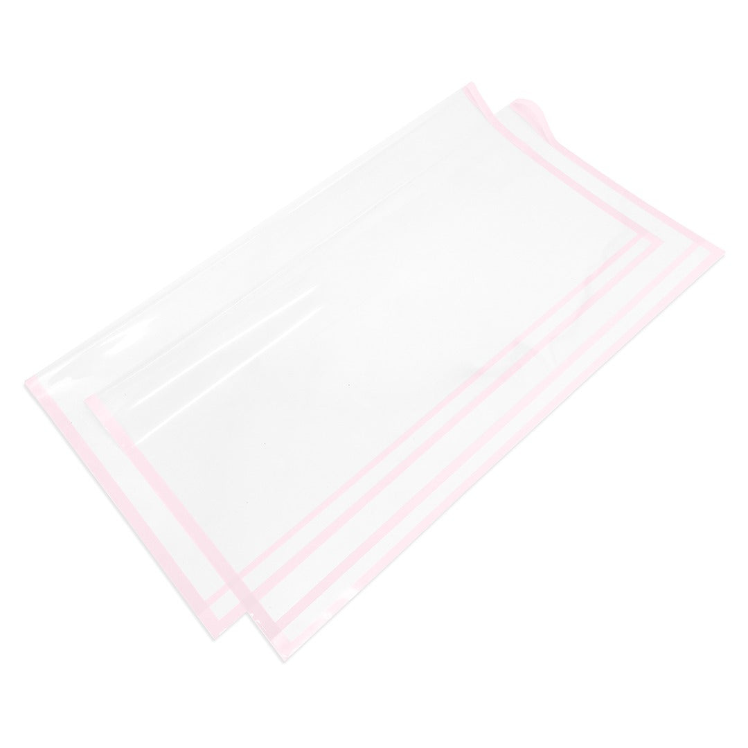 FPL082 CLEAR COLOUR FRAME WRAPPER - Freesia