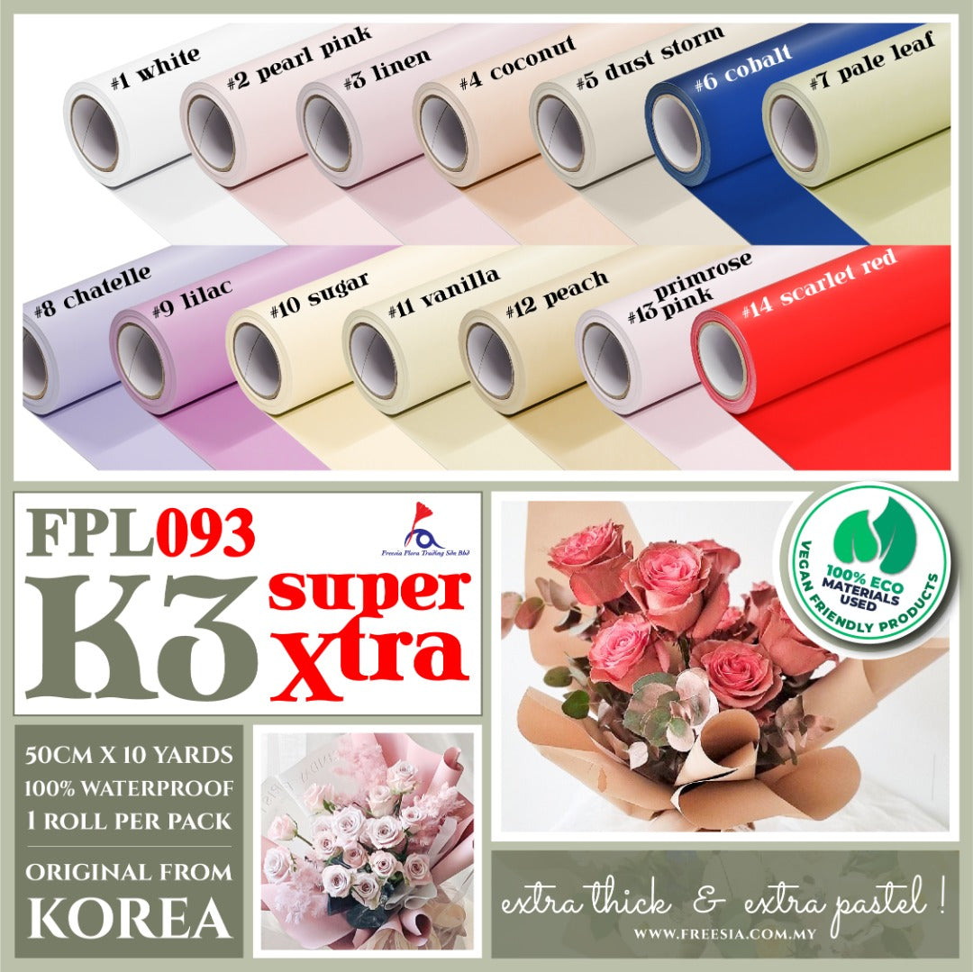 FPL093 KOREA K3 Super Xtra Thick & Pastel - Freesia