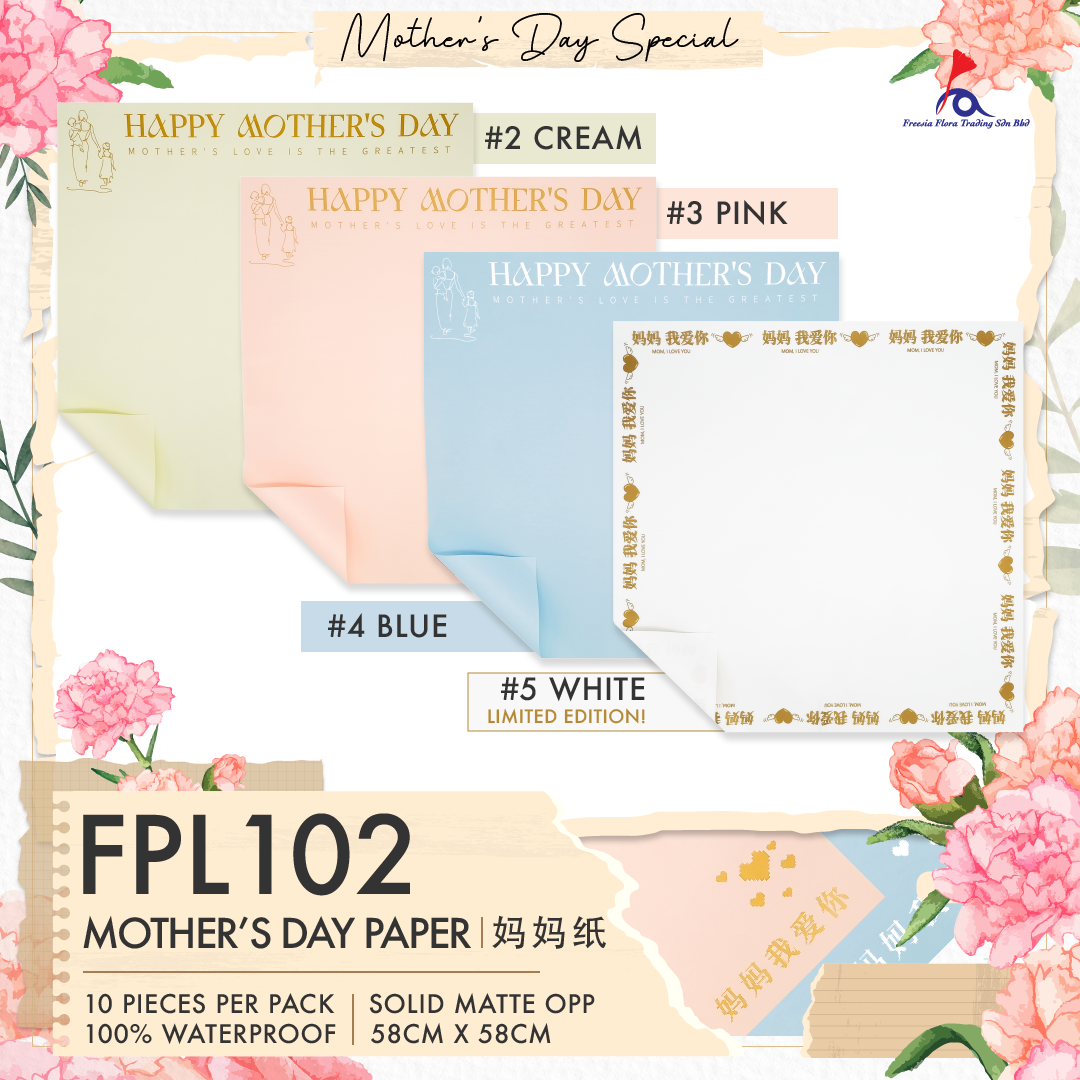 FPL102 MOTHER'S DAY PAPER - Freesia