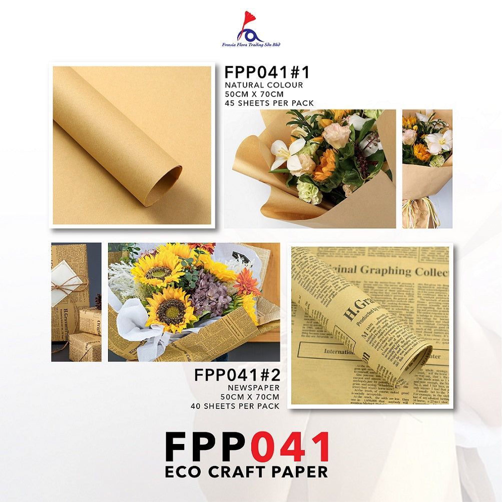 FPP041 ECO CRAFT PAPER - Freesia