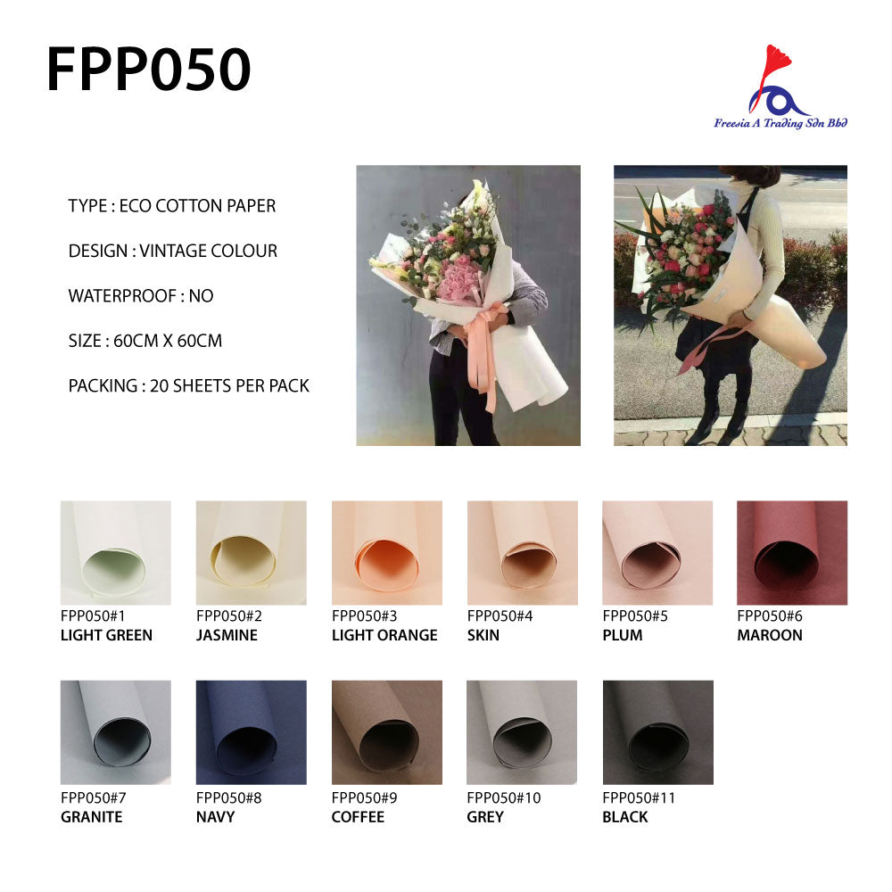 FPP050 ECO WOOD PAPER - Freesia