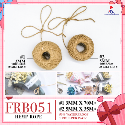 FRB051 HEMP ROPE 50Y - Freesia