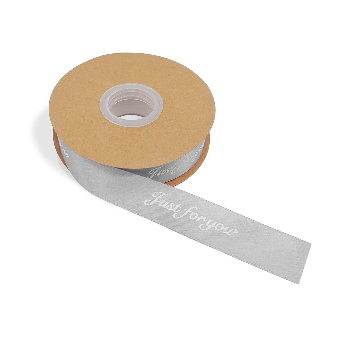 FRB087 SATIN RIBBON 'JUST FOR YOU'(25MM*50Y) - Freesia