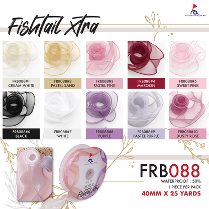 FRB088 FISHTAIL XTRA (40MM*25Y) - Freesia