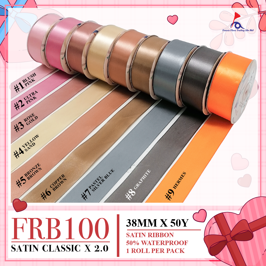 FRB100 SATIN CLASSIC X 2.0 (38MM X 50Y) - Freesia