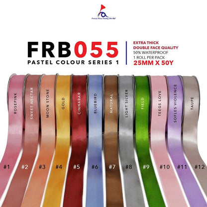 FRB055 Pastel Grade A Satin - Freesia